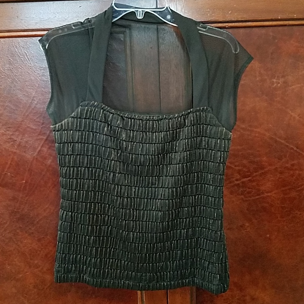 Gold Shimmer Top - Never Worn
